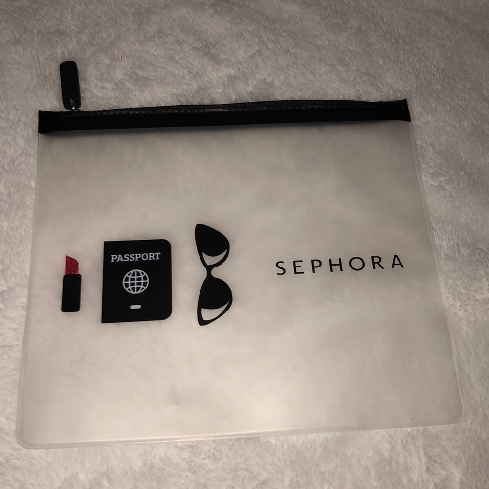 Sephora clear travel bag